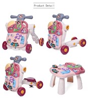 Caminador Andador Correpasillos Multifuncional Bebe - Guinda